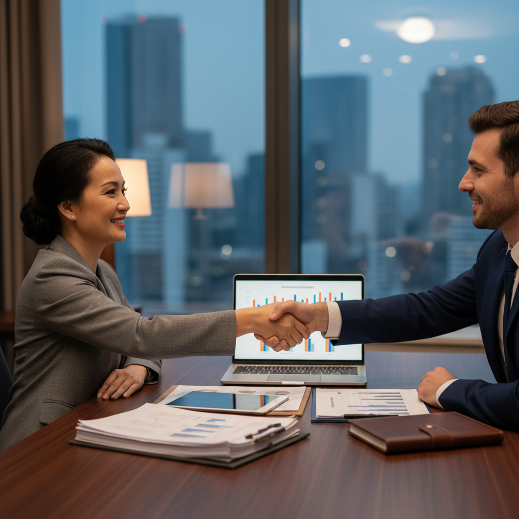 AMCL consultant with client